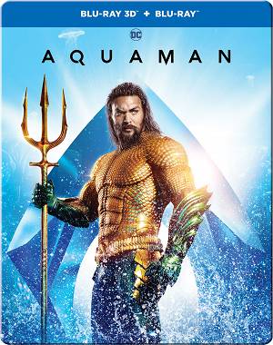 AQUAMAN Steelbook Blu-ray 3D