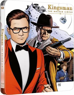 Kingsman: Złoty Krąg - Steelbook [4K UHD + Blu-ray]