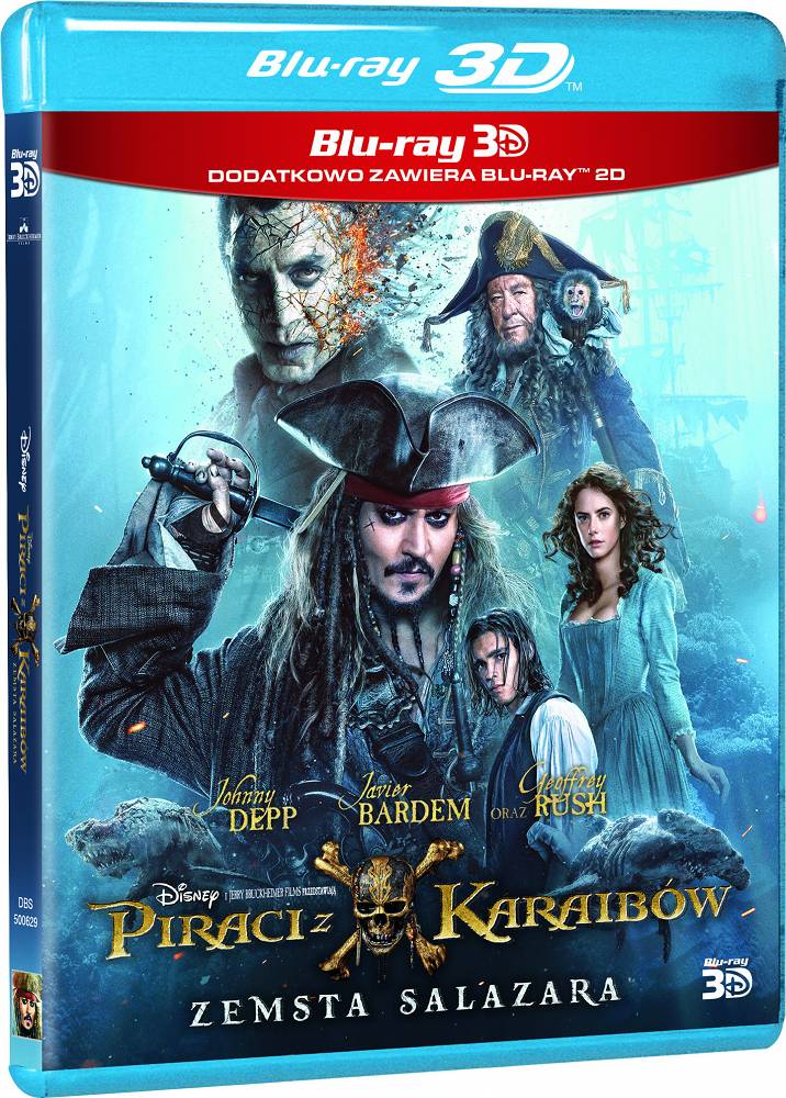 Piraci Z Karaibów 6 Powrót Krakena Piraci z Karaibów: Zemsta Salazara Blu-ray 3D Premiera