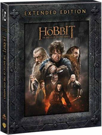 Hobbit: Bitwa Pięciu Armii Wydanie rozszerzone - 3 Blu-ray