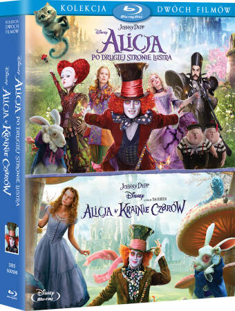 Alicja po drugiej stronie lustra /Alicja w Krainie Czarów Pakiet 2 filmów - 2 Blu-ray