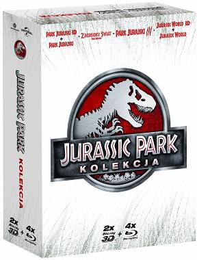 Jurajski Park 1-4 (2 Blu-ray 3D + 4 Blu-ray)