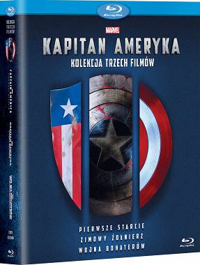 Kapitan Ameryka Trylogia (3 Blu-ray)