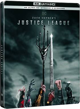 Liga Sprawiedliwości Zacka Snydera Steelbook (UHD 4K +Blu-ray)