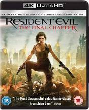 Resident Evil: The Final Chapter 4K [4K UHD + Blu-ray]