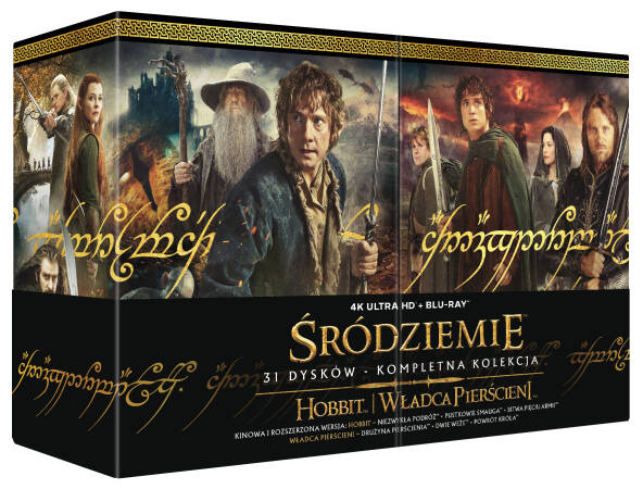 Śródziemie. Kompletna Kolekcja - 12 UHD 4K +19 Blu-ray