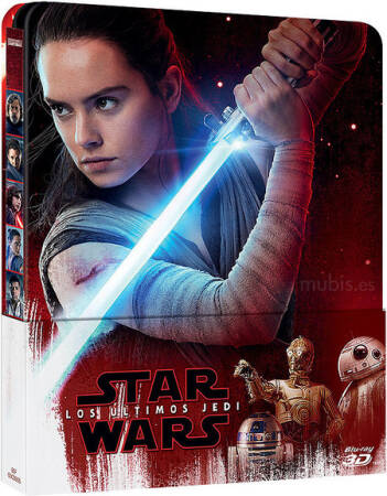 Gwiezdne Wojny: Ostatni Jedi VIII Steelbook (2 Blu-ray + Blu-ray 3D)
