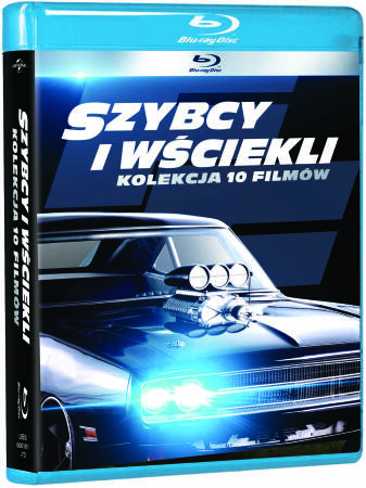 SZYBCY I WŚCIEKLI 1-10 PAKIET - 10 Blu-ray