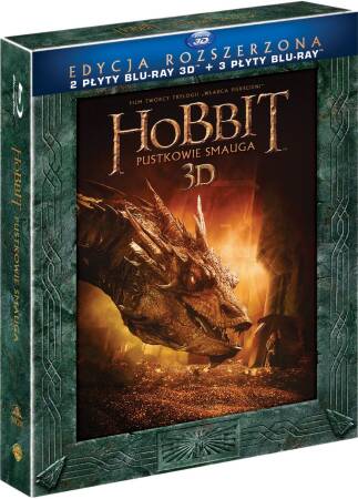Hobbit Pustkowie Smauga: Wydanie Rozszerzone [2 Blu-ray 3D +2 Blu-ray]
