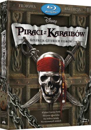 Piraci z Karaibów Kompletna Kolekcja - 4 Blu-ray