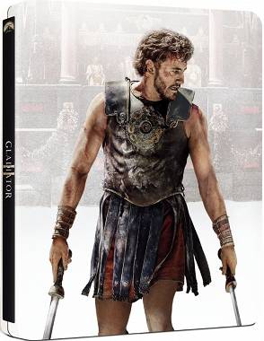 GLADIATOR II  STEELBOOK DE LUXE  (UHD 4K + 2 Blu-ray)