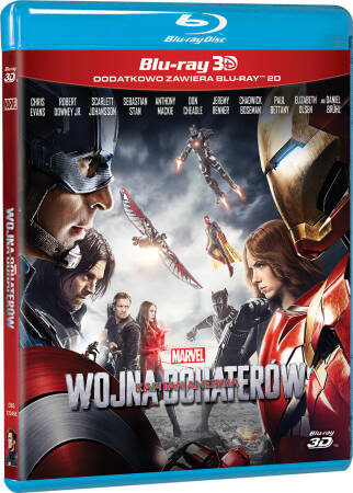 Kapitan Ameryka: Wojna bohaterów 3D [Blu-ray 3D + Blu-ray]