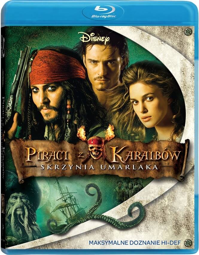 Piraci z Karaibów 2: Skrzynia umarlaka Blu-ray - sklep BlueDvd.pl