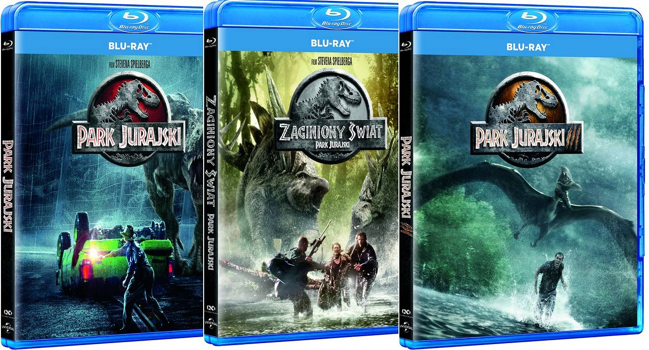 Jurassic Park Ultimate Trilogy [3 Blu-ray] - Blu-ray Movies - Bluedvd.pl