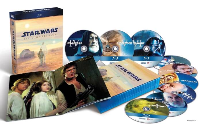 Gwiezdne Wojny Saga - 9 Blu-ray