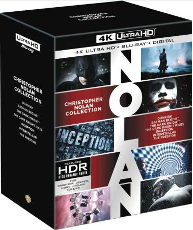 Christopher Nolan Kolekcja filmów w 4K (7 UHD 4K + 14 Blu-ray)