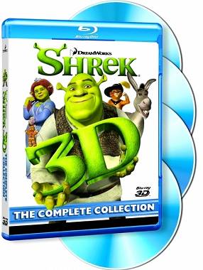 Shrek Cała Historia (4 Blu-ray 3D/2D)