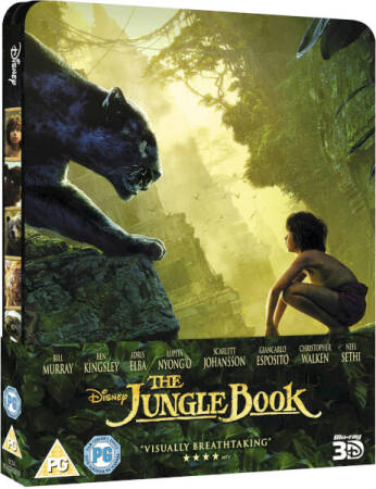 The Jungle Book Steelbook [Blu-ray 3D + Blu-ray]