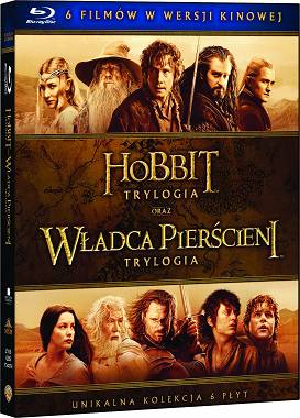 Śródziemie Kompletna kolekcja 6 filmów (6 Blu-ray)