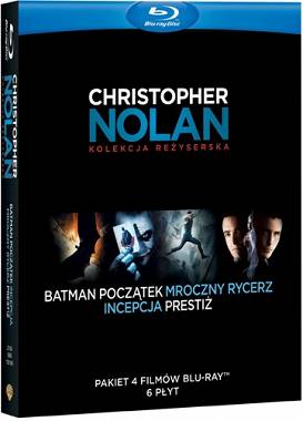  Pakiet Ch. Nolan (Batman Początek, Mroczny Rycerz, Prestiż, Incepcja) [6 Blu-ray]