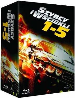 Szybcy i Wściekli BOX (5 Blu-ray)