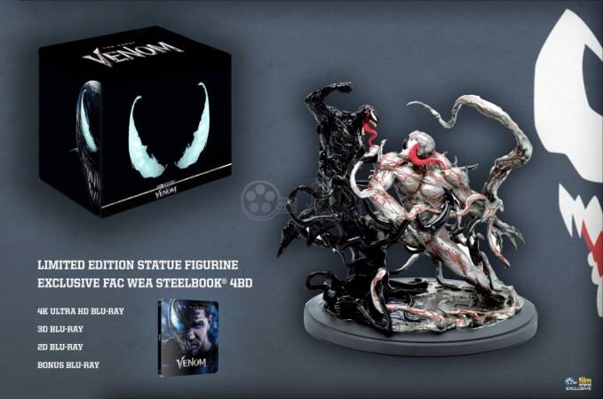 Venom Limited Collector's Edition Gift Set Steelbook [UHD 4K + Blu-ray 3D + 2 Blu-ray]