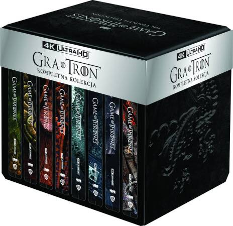 Gra o Tron Kolekcja 1-8 - 33BD 4K Deluxe Steelbook