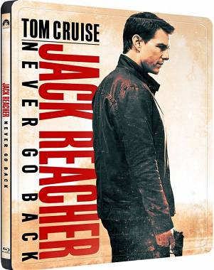 Jack Reacher: Never Go Back Blu ray steelbook