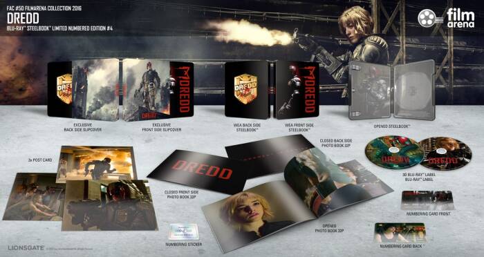 DREDD FullSlip EDITION 4 3D + 2D Steelbook™ Limited Collector's Edition - numbered [Blu-ray 3D + Blu-ray]