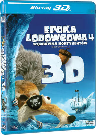 Epoka Lodowcowa 4 Wędrówka Kontynentów - Blu-ray 3D/2D
