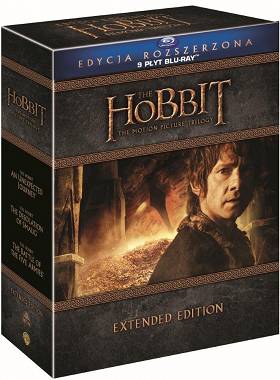 Hobbit Trylogia Wersja Rozszerzona (9 Blu-ray)