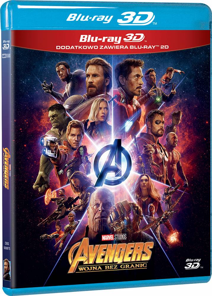 Avengers Infinity War [Blu-ray 3D + Blu-ray] - Sklep BlueDvd.pl